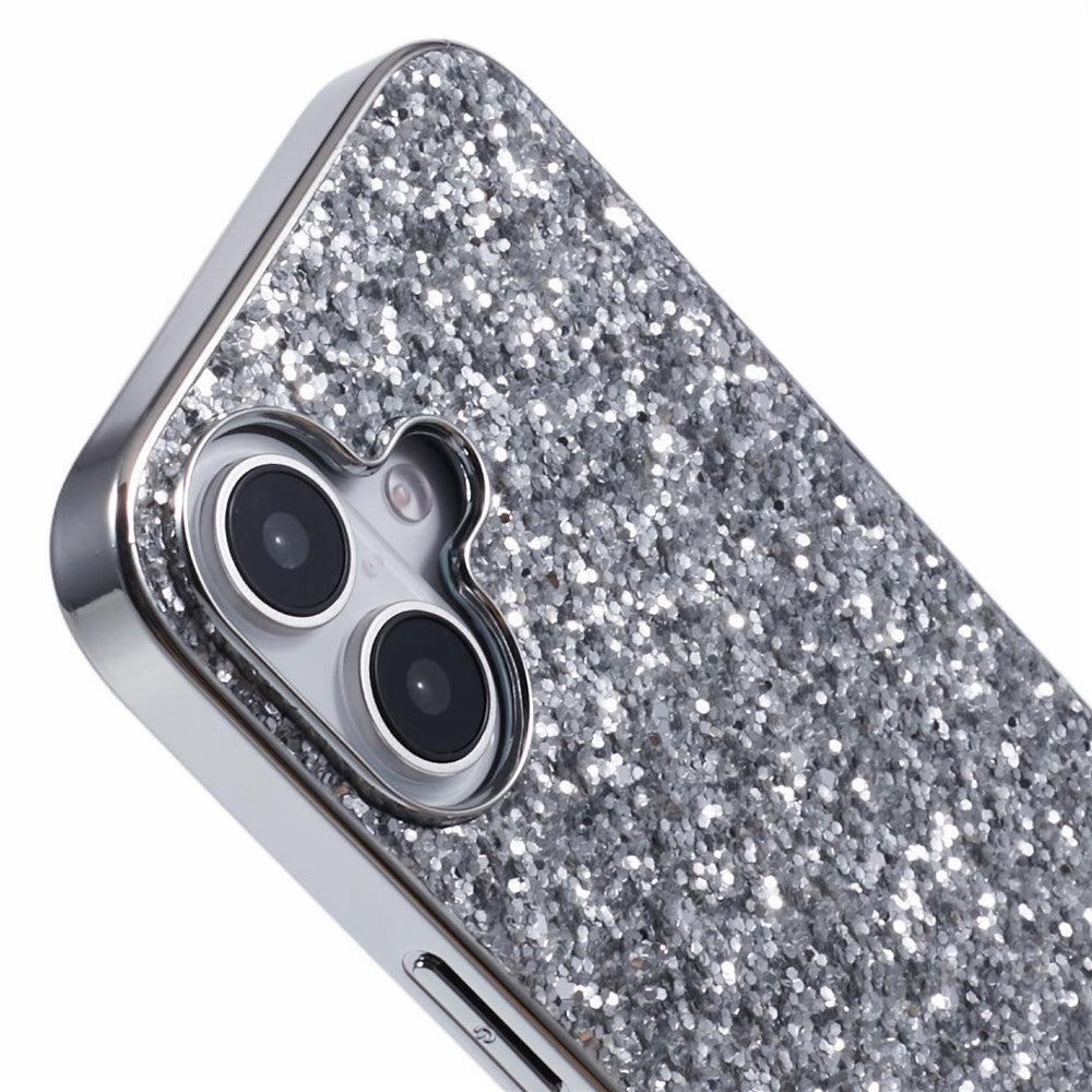iPhone 16 Schutzhülle – Funkelnde Glitzer-Rückseite