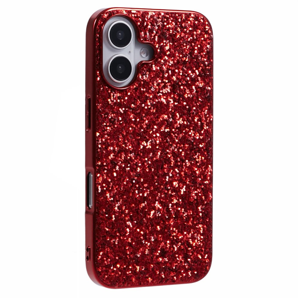 iPhone 16 Schutzhülle – Funkelnde Glitzer-Rückseite
