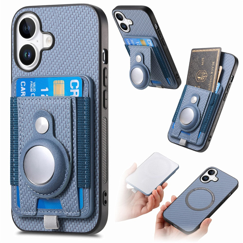 iPhone 16 Abnehmbare-Hülle – Kompatibel Mit MagSafe Mit AirTag-Halter