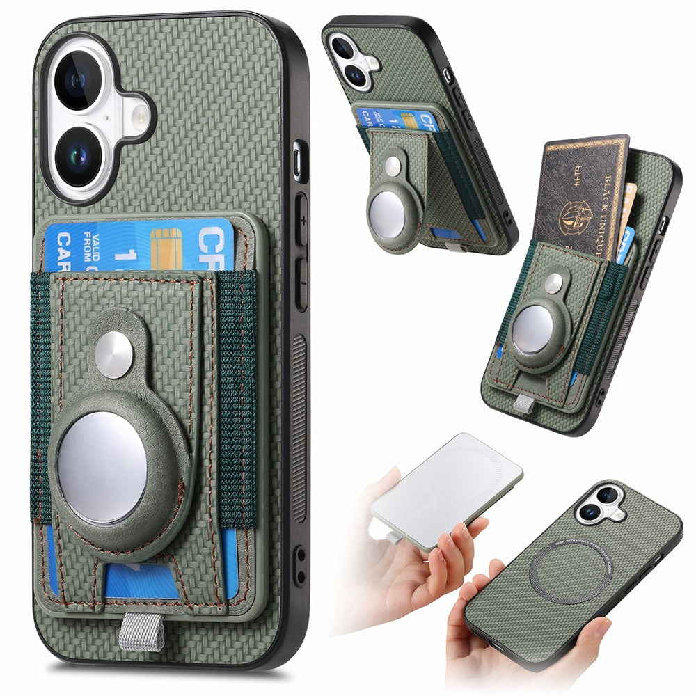 iPhone 16 Abnehmbare-Hülle – Kompatibel Mit MagSafe Mit AirTag-Halter