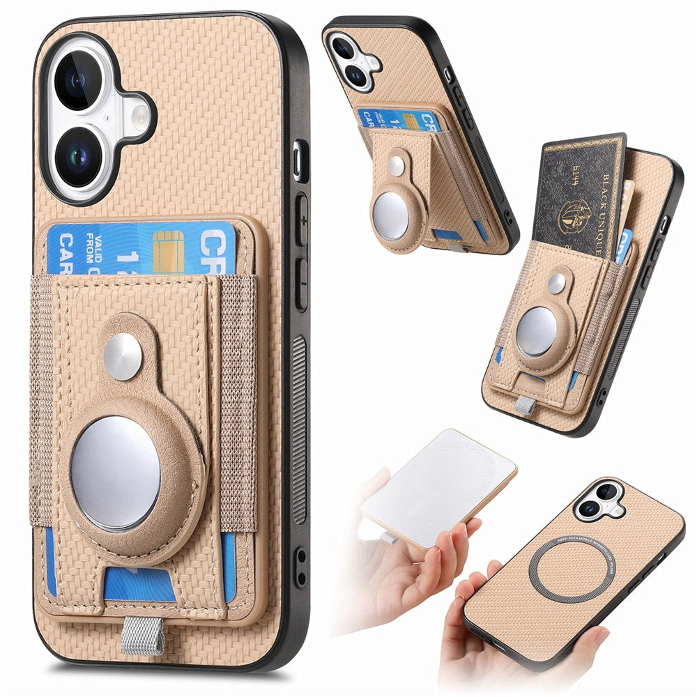 iPhone 16 Abnehmbare-Hülle – Kompatibel Mit MagSafe Mit AirTag-Halter