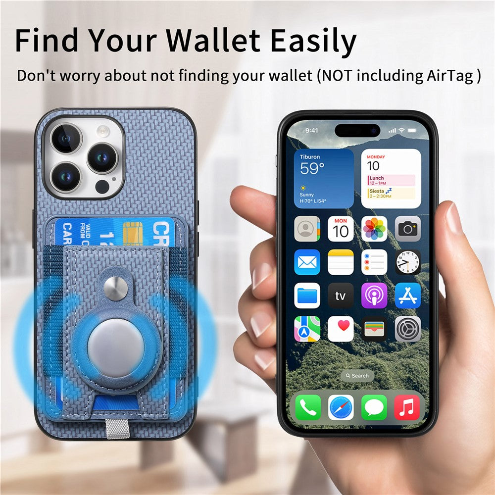 iPhone 16 Pro Max Abnehmbare-Hülle – Kompatibel Mit MagSafe Mit AirTag-Halter