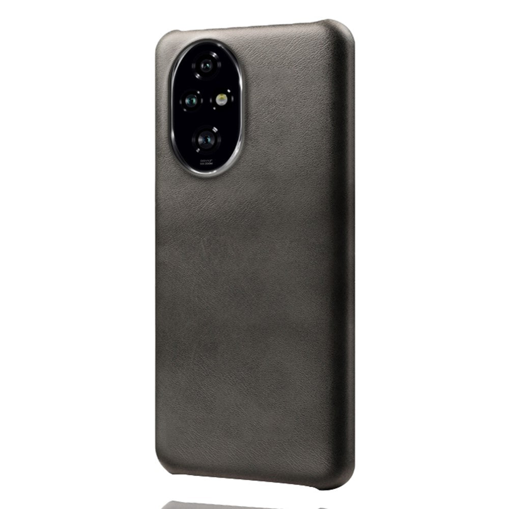 For Honor 200 Pro 5G Case Calf Texture PU Leather Hard PC Protective Phone Cover