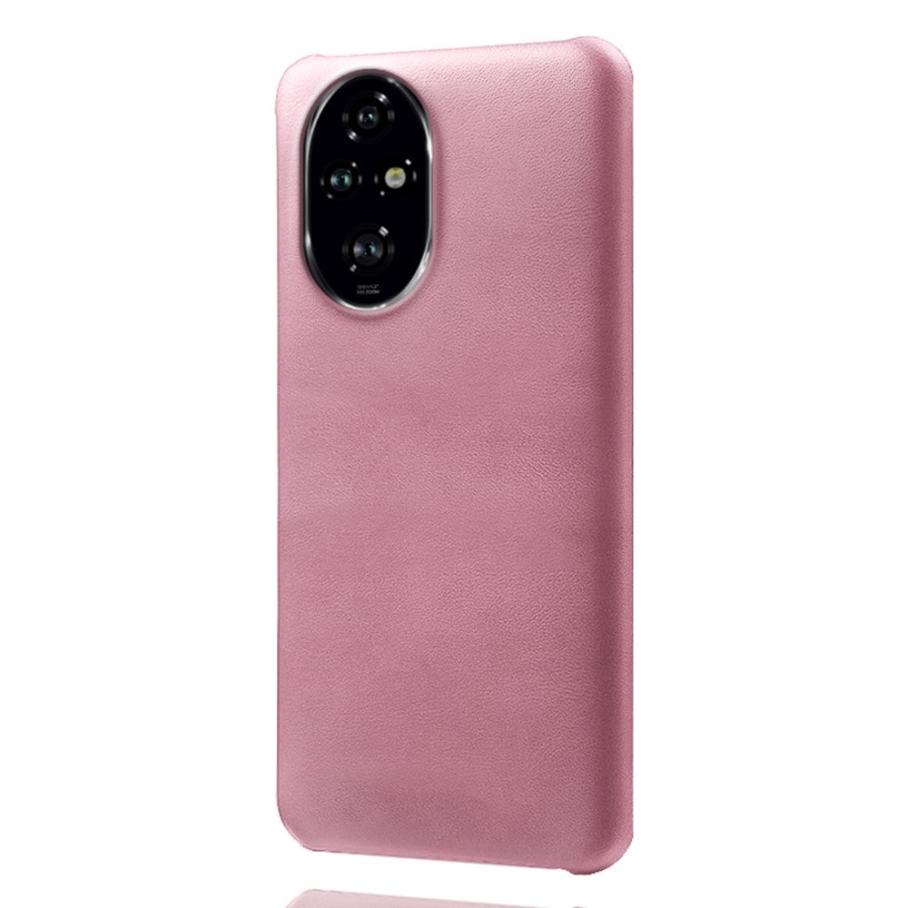 For Honor 200 Pro 5G Case Calf Texture PU Leather Hard PC Protective Phone Cover