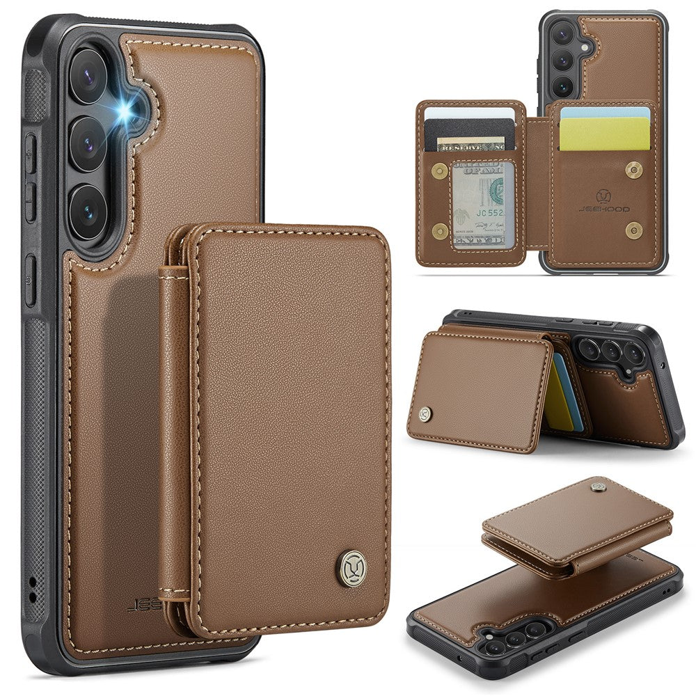Galaxy S23 FE Leder-Handyhülle – Mit abnehmbarer magnetische Kartentasche