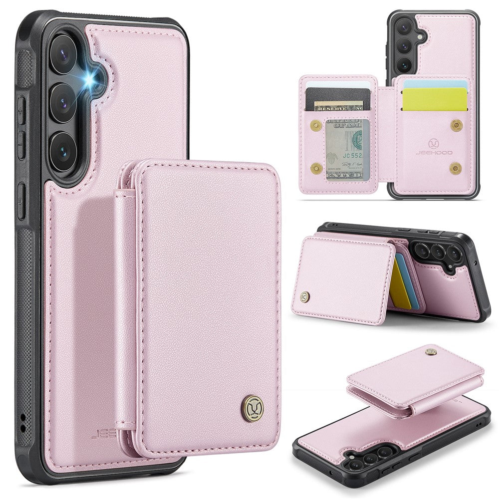 Galaxy S23 FE Leder-Handyhülle – Mit abnehmbarer magnetische Kartentasche