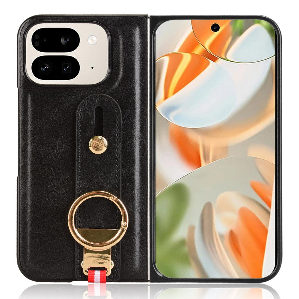 Pixel 9 Pro Fold 5G Lederhülle – mit Armband & Flaschenöffner
