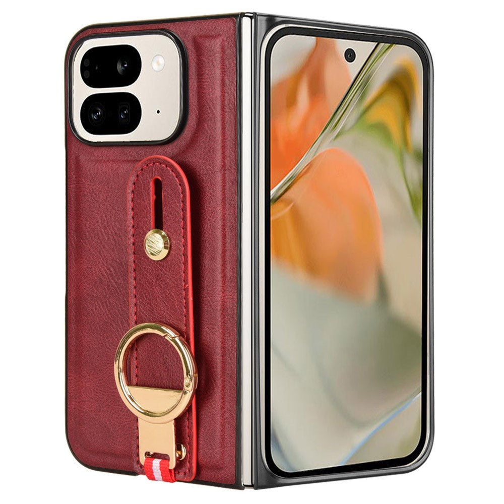 Pixel 9 Pro Fold 5G Lederhülle – mit Armband & Flaschenöffner