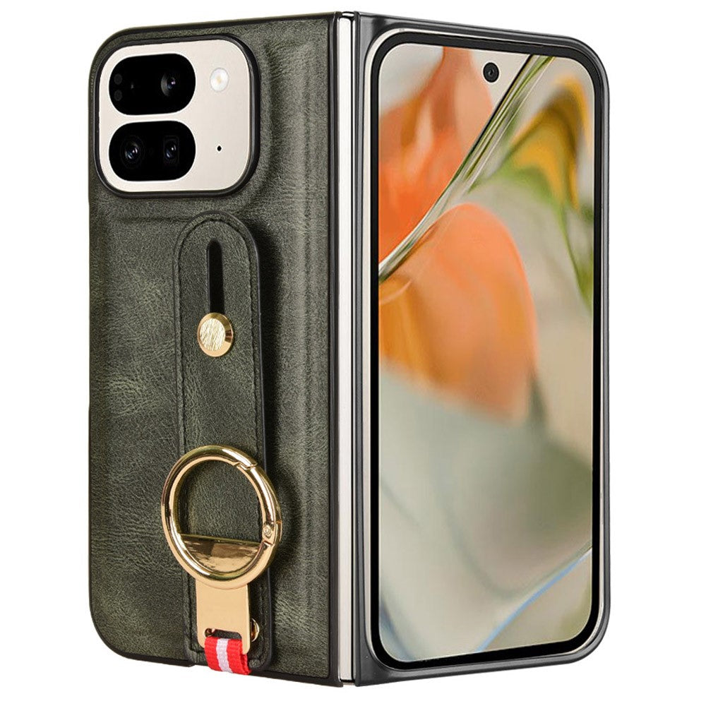 Pixel 9 Pro Fold 5G Lederhülle – mit Armband & Flaschenöffner