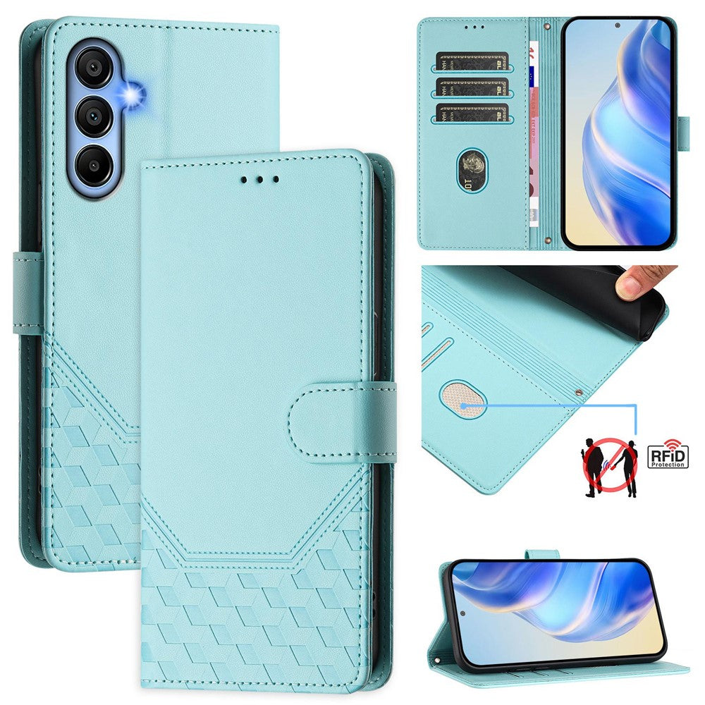 Galaxy A16 5G/4G Lederhülle mit Riemen & RFID-Schutz