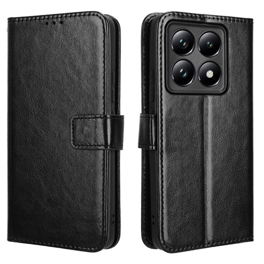 Xiaomi 14T Handyhülle – Crazy Horse Textur PU-Leder-Telefon-Geldbörsen-Abdeckung