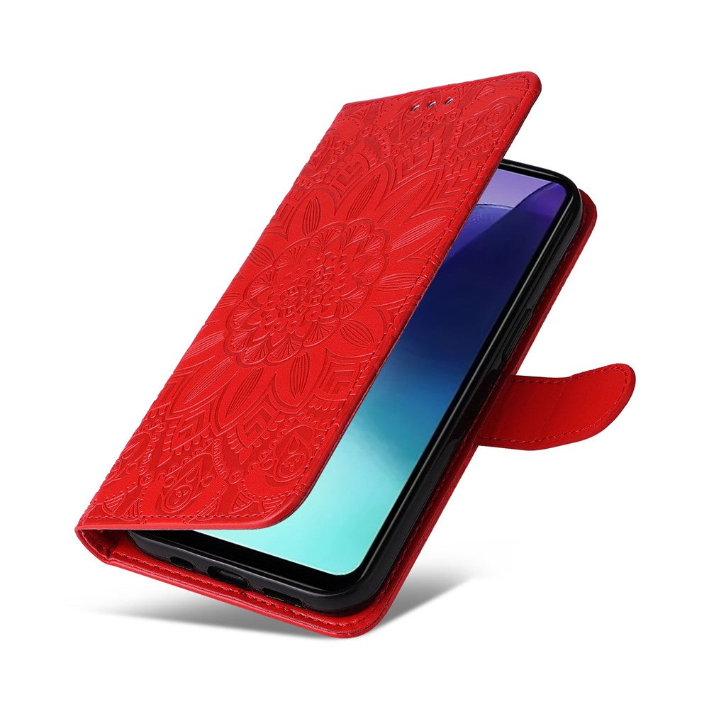 For Xiaomi Poco C75 4G / Poco M7 5G / Redmi A3 Pro 4G / 14R 5G / A4 5G / 14C 5G / 14C 4G Case Sunflower Imprint Leather Wallet Phone Cover