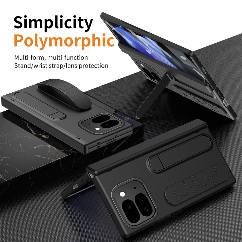 Pixel 9 Pro Fold 5G Schutzhülle – Mit Ständer, Gurt & Glasfolie