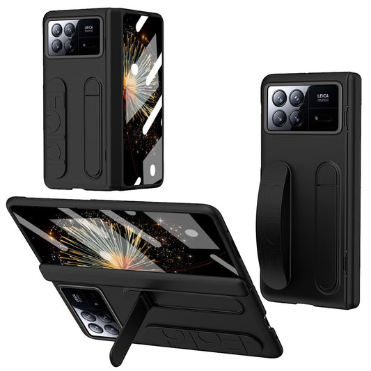 Xiaomi Mix Fold 3 5G Handyhülle – mit Ständer, Armband, PC- mit gehärtetem Glasfilm