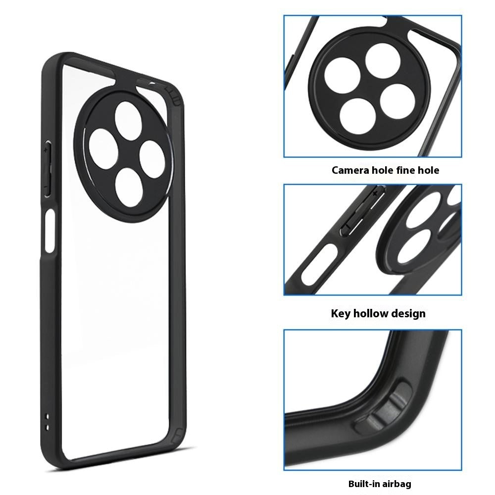 For Xiaomi Poco C75 4G / Redmi 14R 5G / 14C 4G Case Shockproof PC+TPU Clear Back Phone Cover
