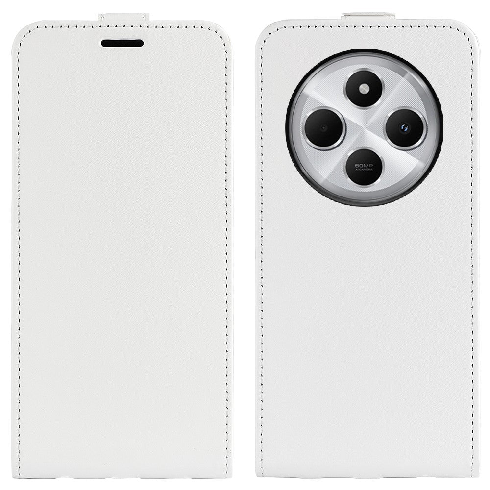 For Xiaomi Poco C75 4G / Redmi 14R 5G / 14C 4G Case with Card Slots Vertical Flip Leather Phone Cover
