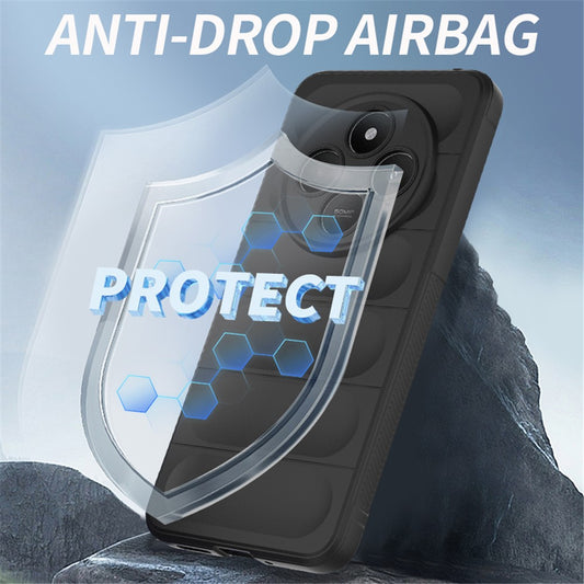 For Xiaomi Poco C75 4G / Redmi 14R 5G / 14C 4G Case Anti-Drop Soft TPU Rugged Phone Back Cover