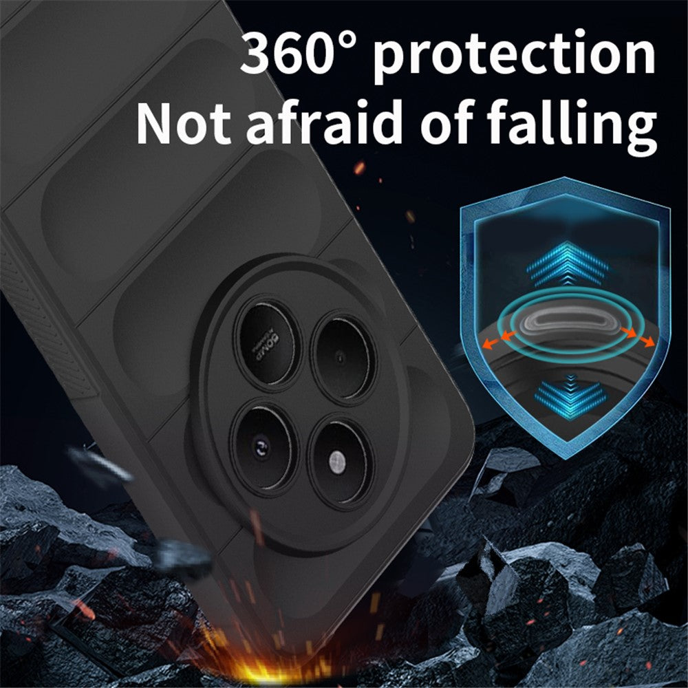 For Xiaomi Poco C75 4G / Redmi 14R 5G / 14C 4G Case Anti-Drop Soft TPU Rugged Phone Back Cover