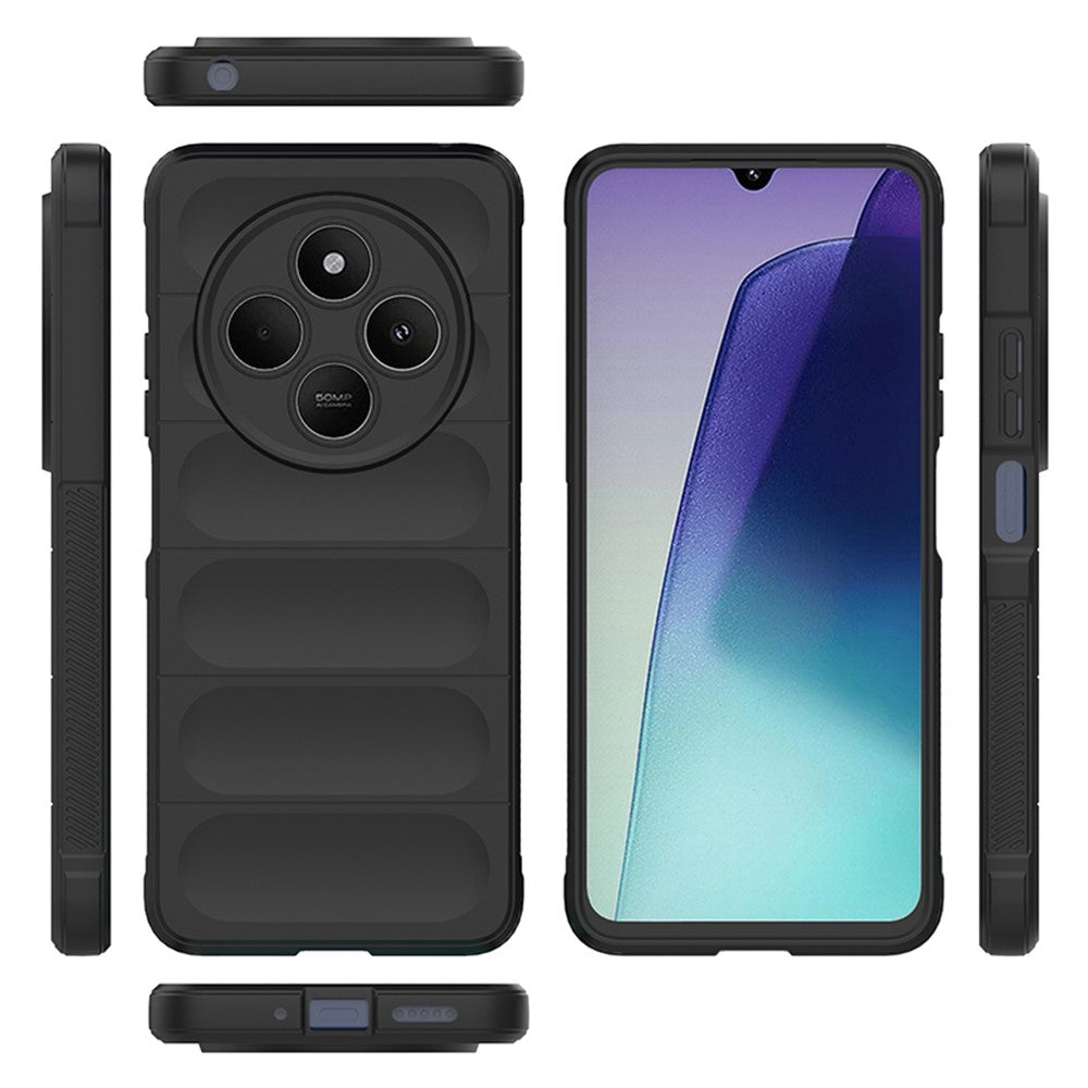 For Xiaomi Poco C75 4G / Redmi 14R 5G / 14C 4G Case Anti-Drop Soft TPU Rugged Phone Back Cover