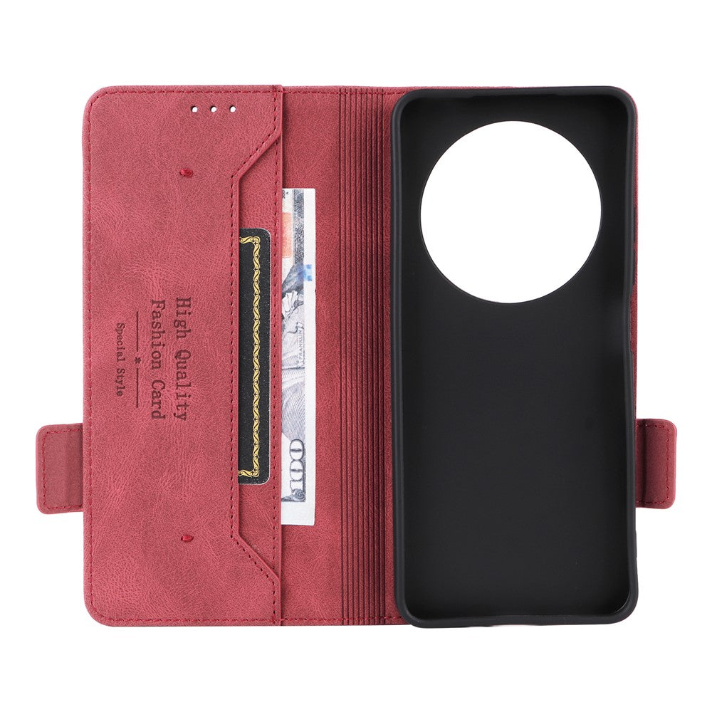 For Xiaomi Poco C75 4G / Redmi 14R 5G / 14C 4G Case Leather Wallet Flip Phone Cover with Hardware Decor