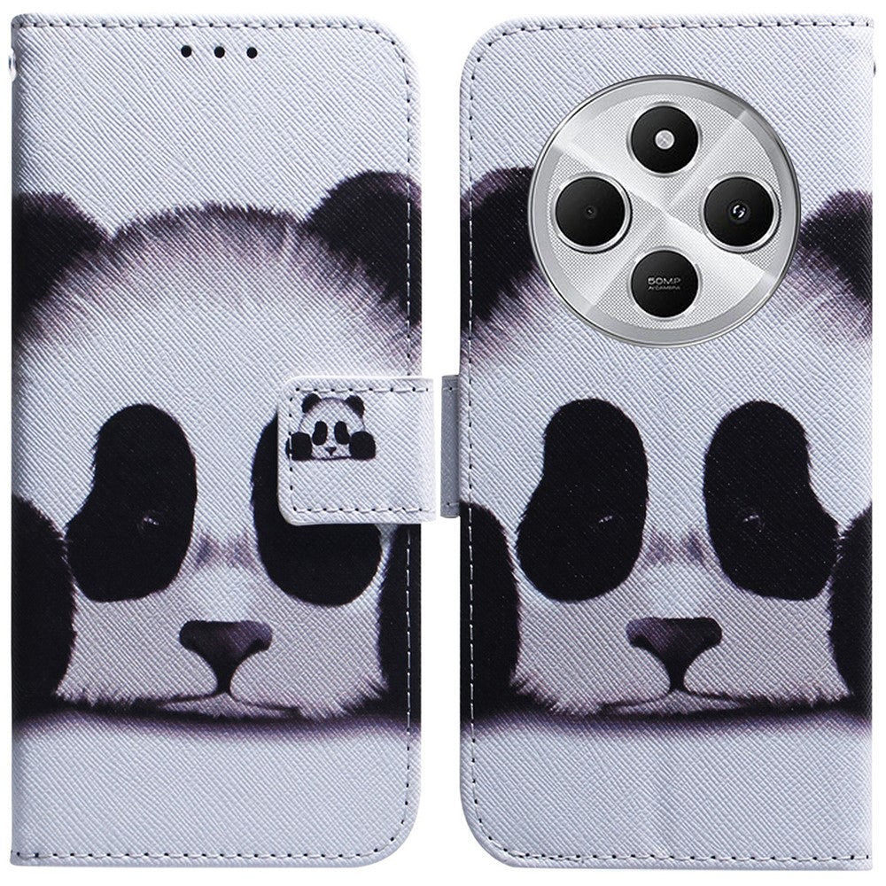 For Xiaomi Poco C75 4G / Redmi 14R 5G / 14C 4G Wallet Case Pattern Print Leather Phone Cover