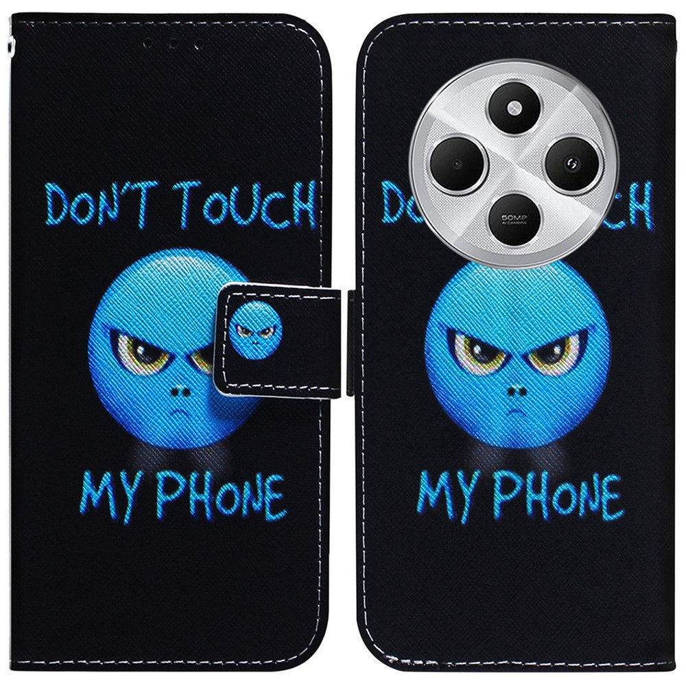 For Xiaomi Poco C75 4G / Redmi 14R 5G / 14C 4G Wallet Case Pattern Print Leather Phone Cover