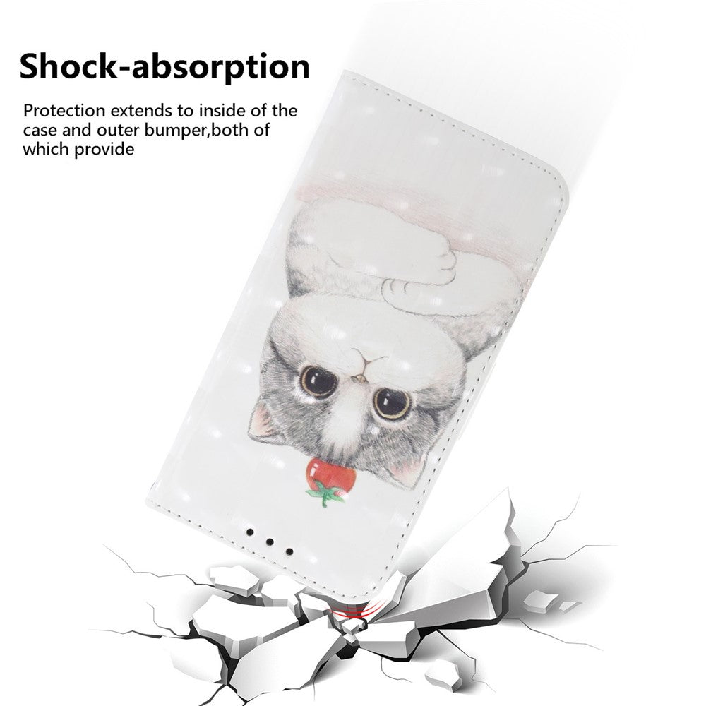 For Xiaomi 14T Pro Case Pattern Printing Leather Wallet Phone Cover with Wrist Strap