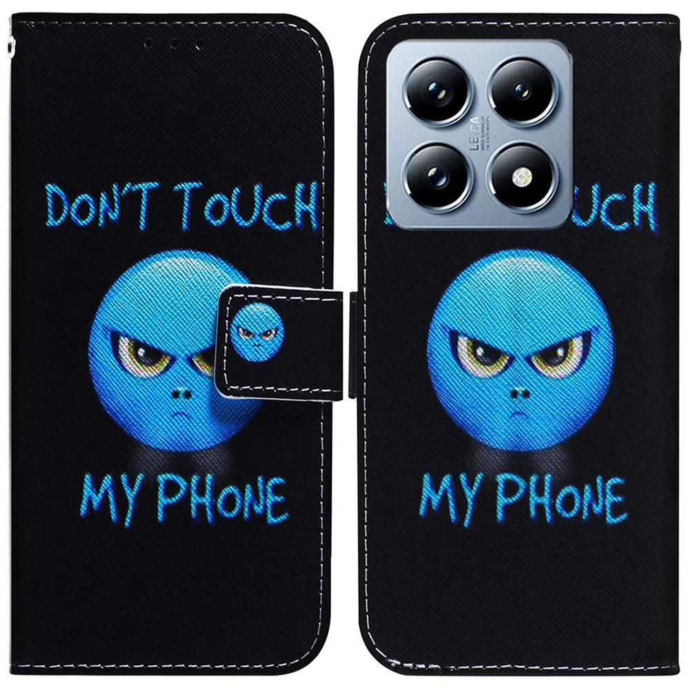 For Xiaomi 14T Wallet Case Pattern Print Leather Phone Cover