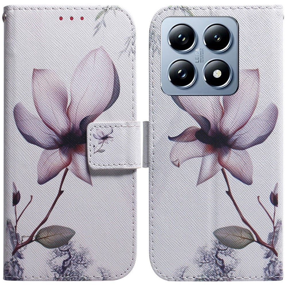 For Xiaomi 14T Wallet Case Pattern Print Leather Phone Cover