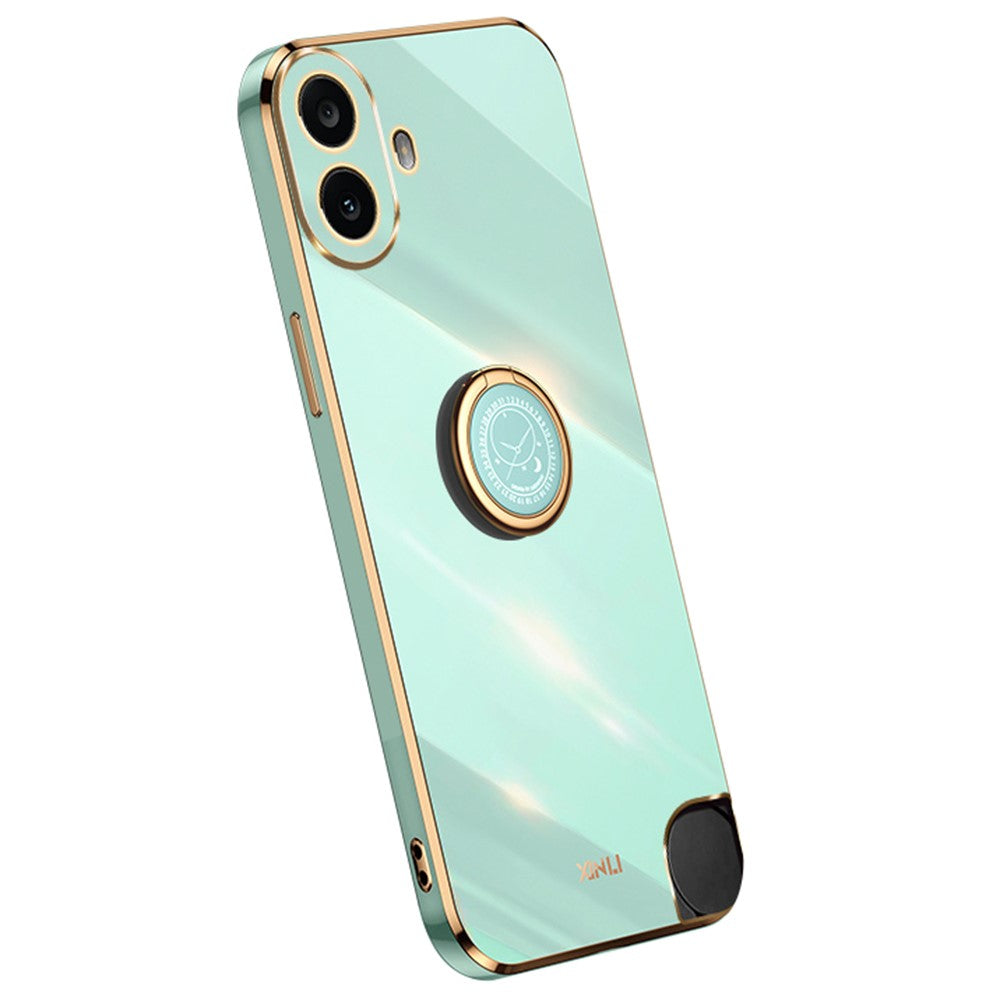 Nothing CMF Phone 1 Handyhülle – Galvanisierte TPU-Rückseite, kratzfest, mit Ringständer