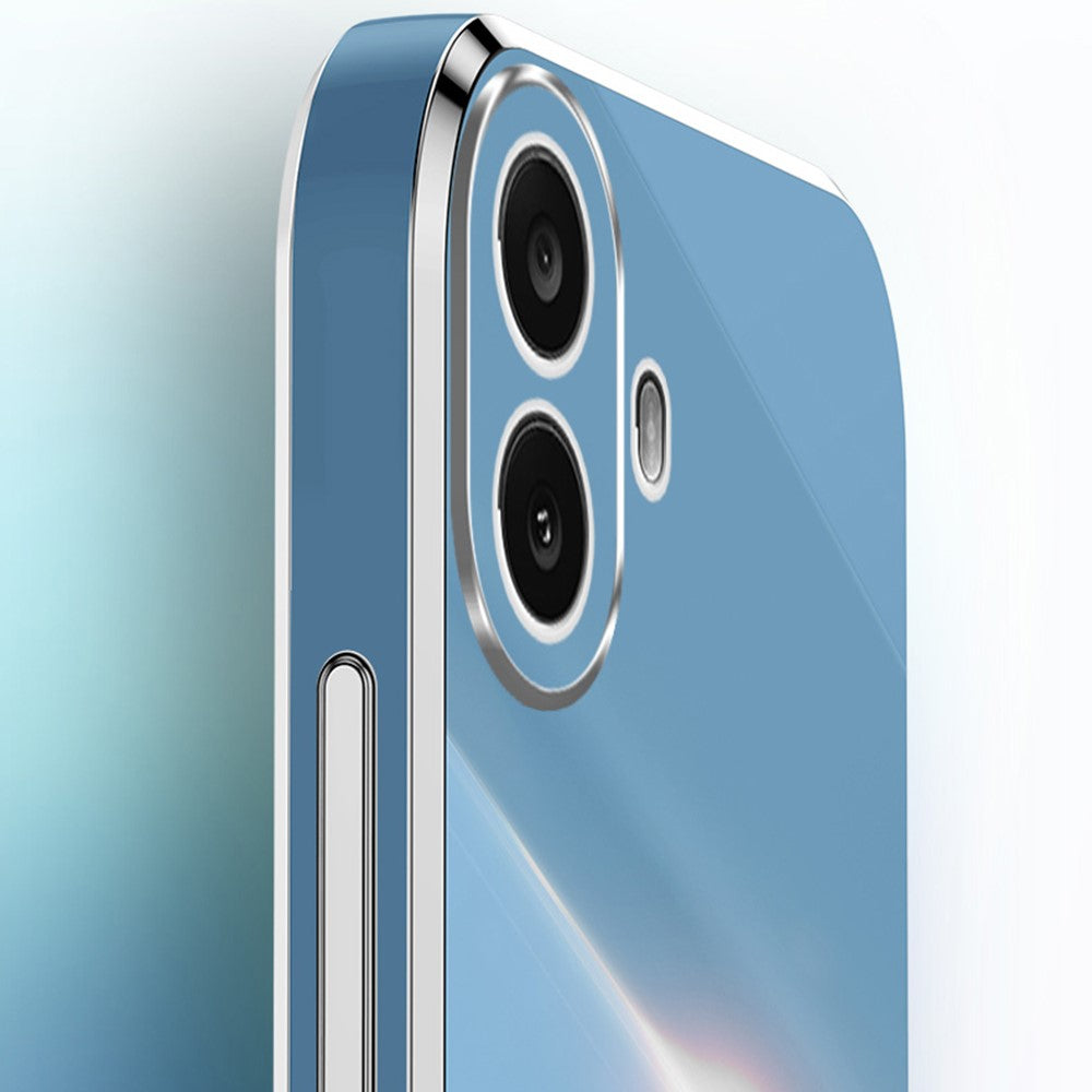 Nothing CMF Phone 1 Handyhülle – Galvanisierte TPU-Rückseite, kratzfest, mit Ringständer