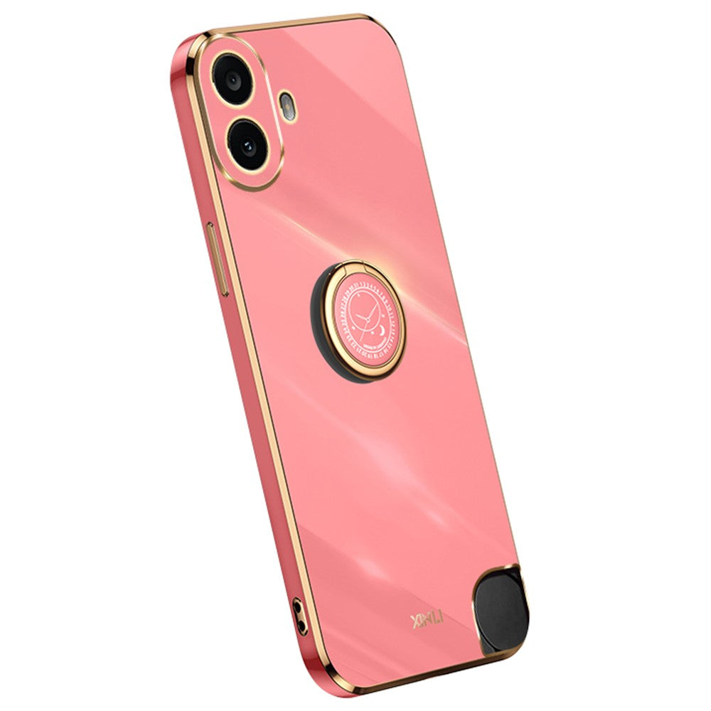 Nothing CMF Phone 1 Handyhülle – Galvanisierte TPU-Rückseite, kratzfest, mit Ringständer