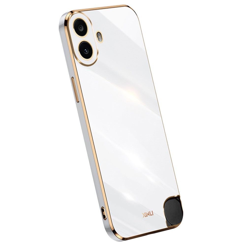 XINLI For Nothing CMF Phone 1 Case TPU Phone Cover with Electroplating Frame