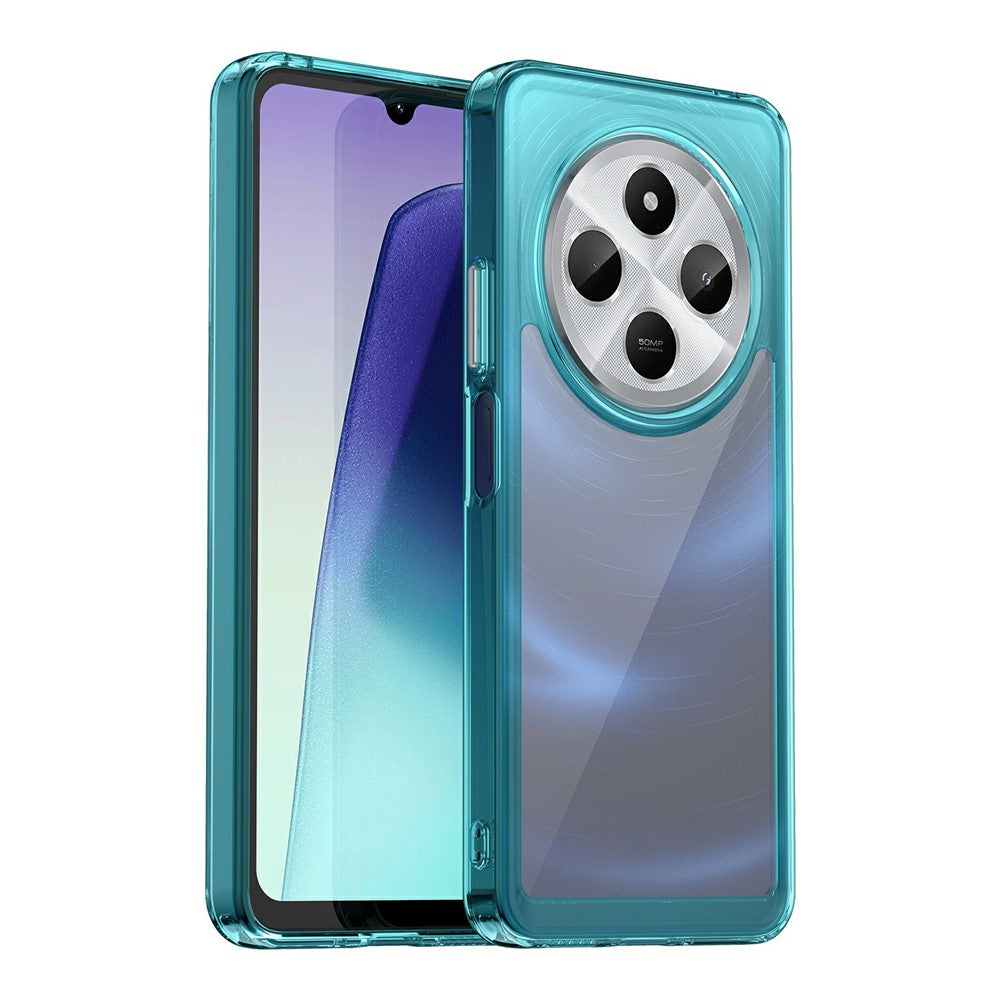 For Xiaomi Poco C75 4G / Redmi 14R 5G / 14C 4G Case TPU +Acrylic Protective Clear Phone Cover