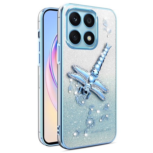 Xiaomi 14T Pro Handyhülle – KADEM Libelle Ständer TPU Blumen Glitzer