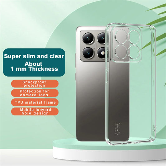 Xiaomi 14T Handyhülle – IMAK UX-5 Series Transparente TPU Ultra Slim