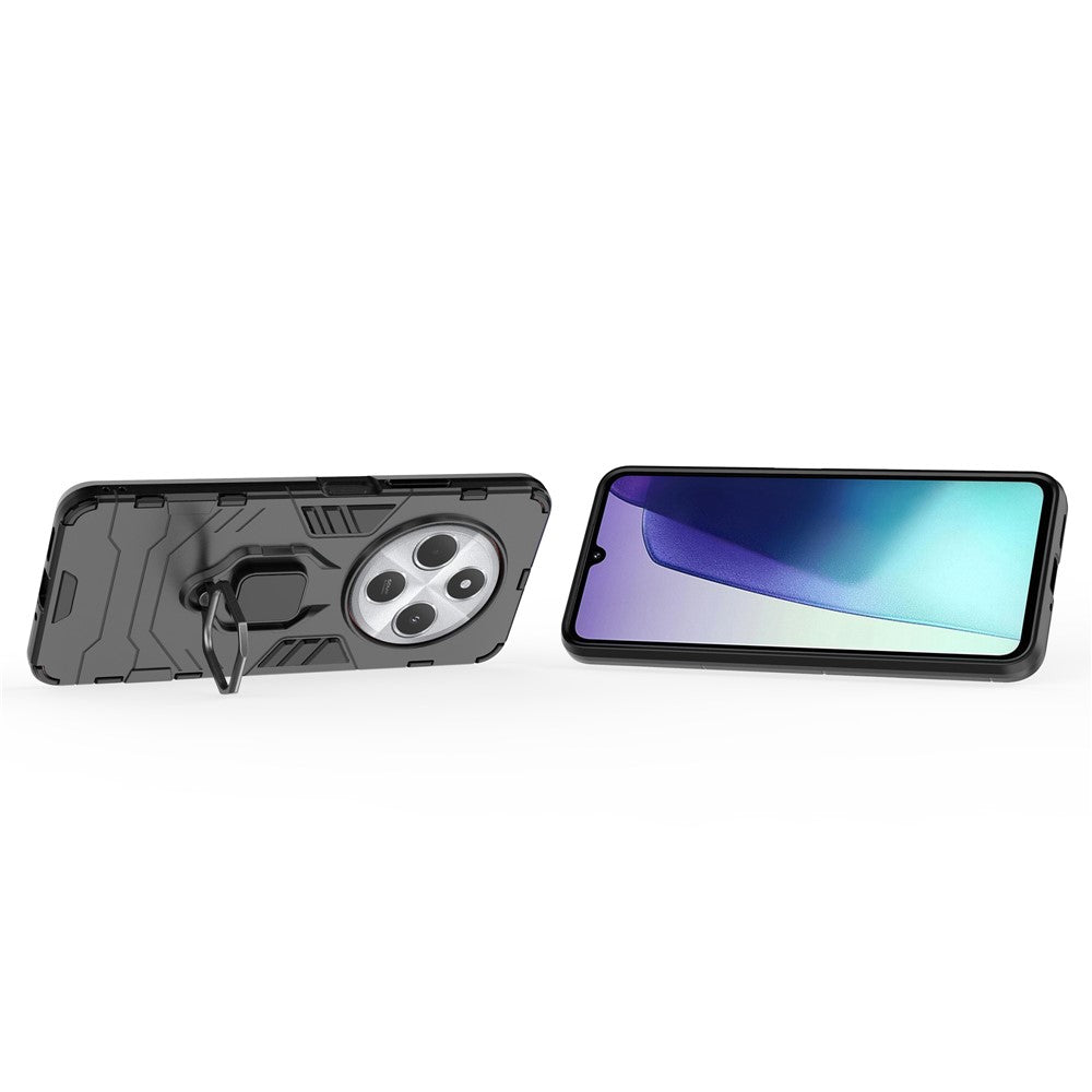 For Xiaomi Poco C75 4G / Redmi 14R 5G / 14C 4G Case PC+TPU Protective Phone Cover with Ring Kickstand