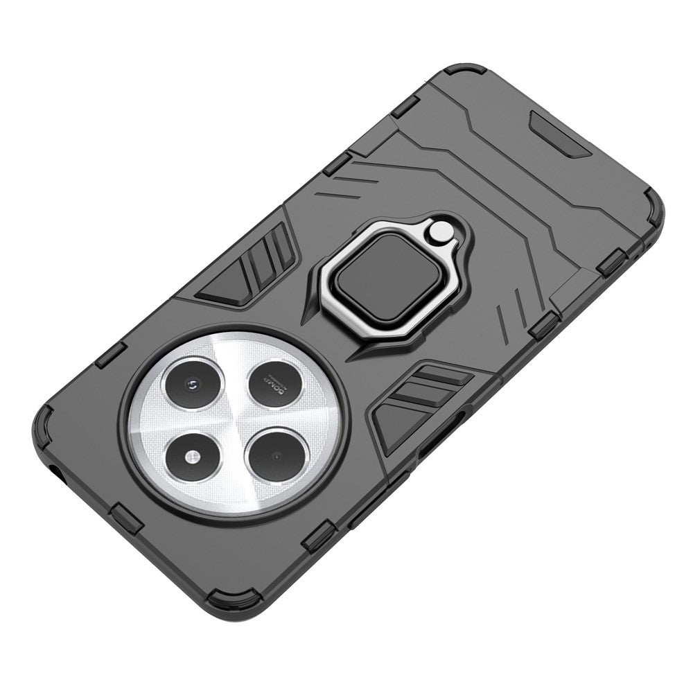 For Xiaomi Poco C75 4G / Redmi 14R 5G / 14C 4G Case PC+TPU Protective Phone Cover with Ring Kickstand