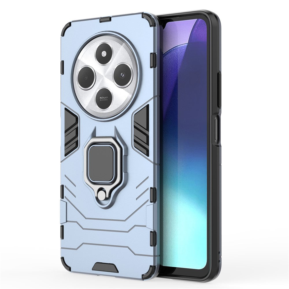 For Xiaomi Poco C75 4G / Redmi 14R 5G / 14C 4G Case PC+TPU Protective Phone Cover with Ring Kickstand
