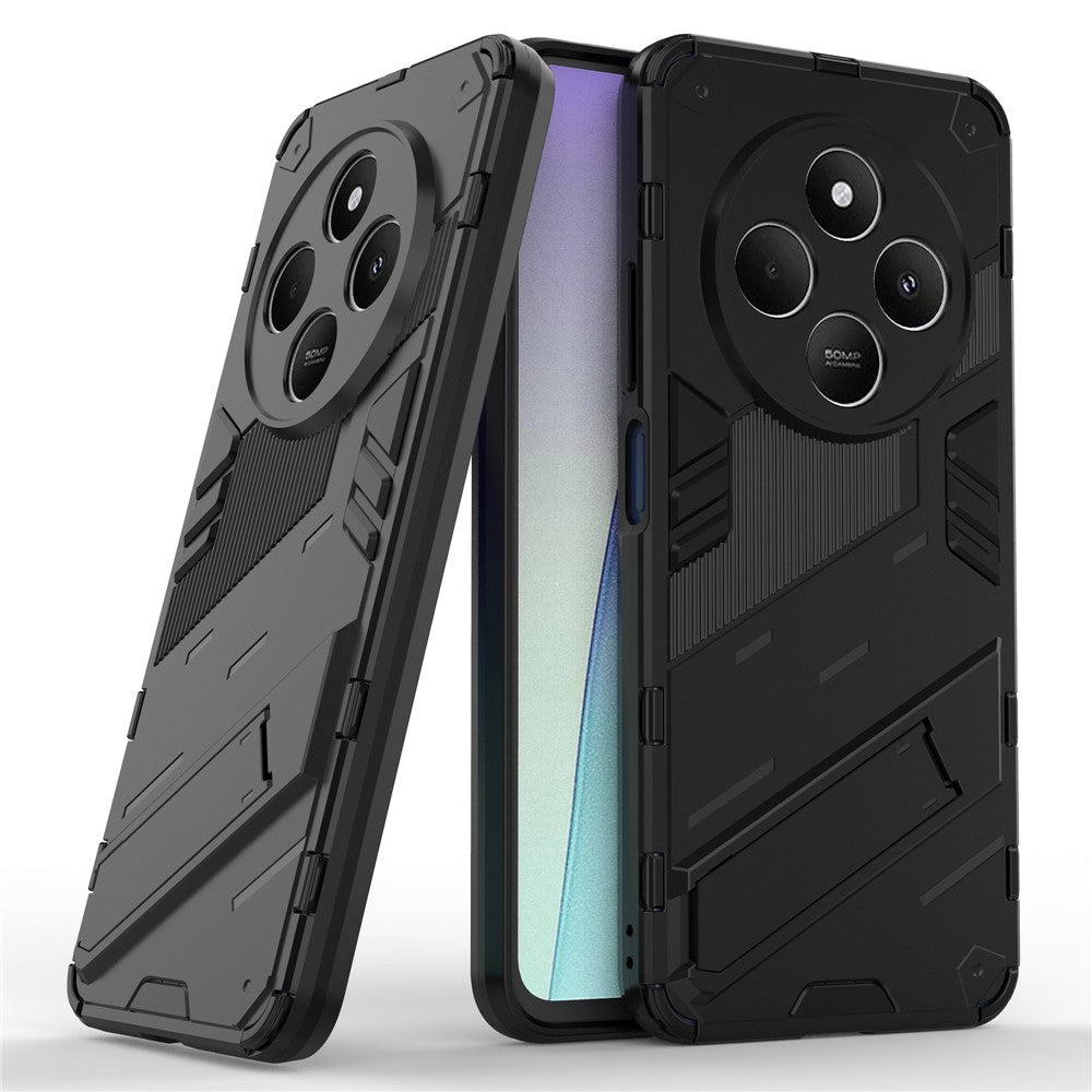 For Xiaomi Poco C75 4G / Redmi 14R 5G / 14C 4G Case PC+TPU Shockproof Phone Cover with Kickstand