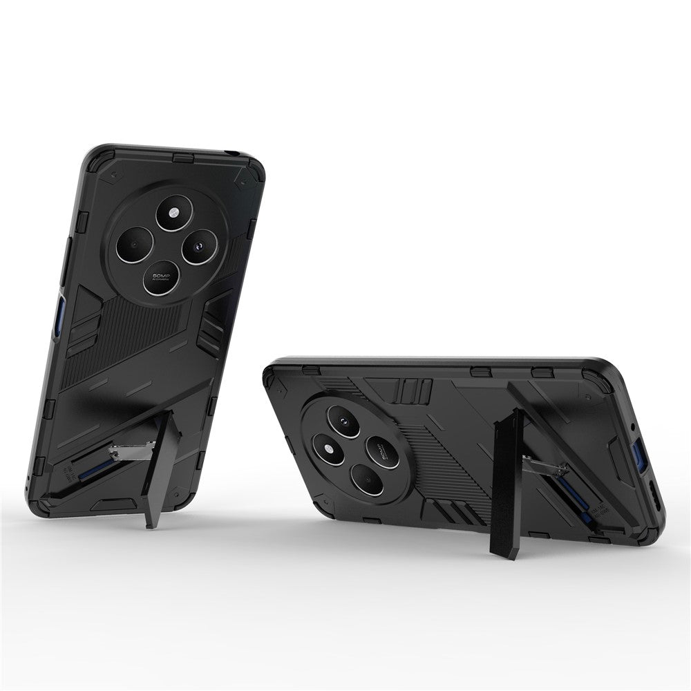 For Xiaomi Poco C75 4G / Redmi 14R 5G / 14C 4G Case PC+TPU Shockproof Phone Cover with Kickstand