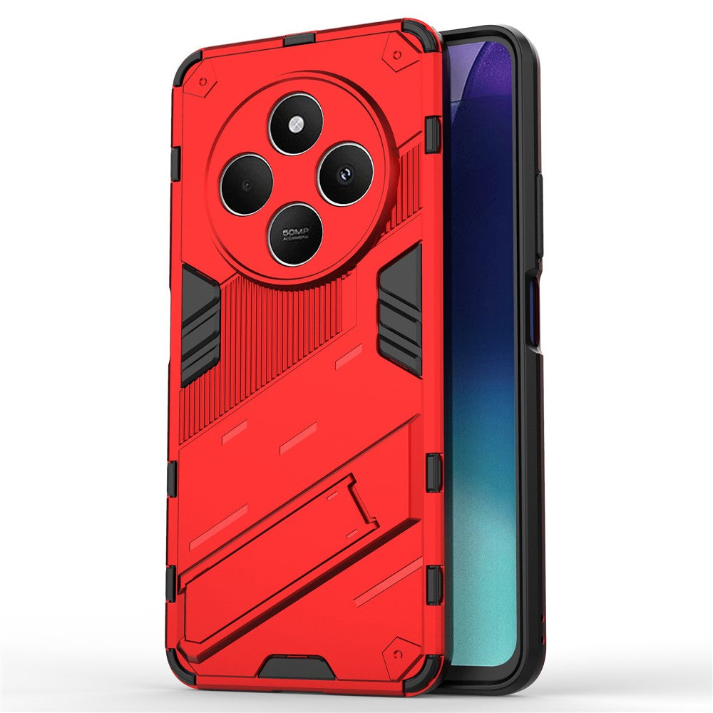 For Xiaomi Poco C75 4G / Redmi 14R 5G / 14C 4G Case PC+TPU Shockproof Phone Cover with Kickstand