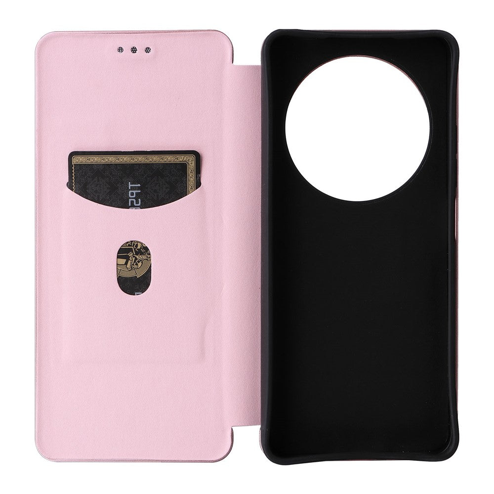 For Xiaomi Poco C75 4G / Redmi 14R 5G / 14C 4G Case Carbon Fiber Texture Drop-Proof PU Leather Phone Cover