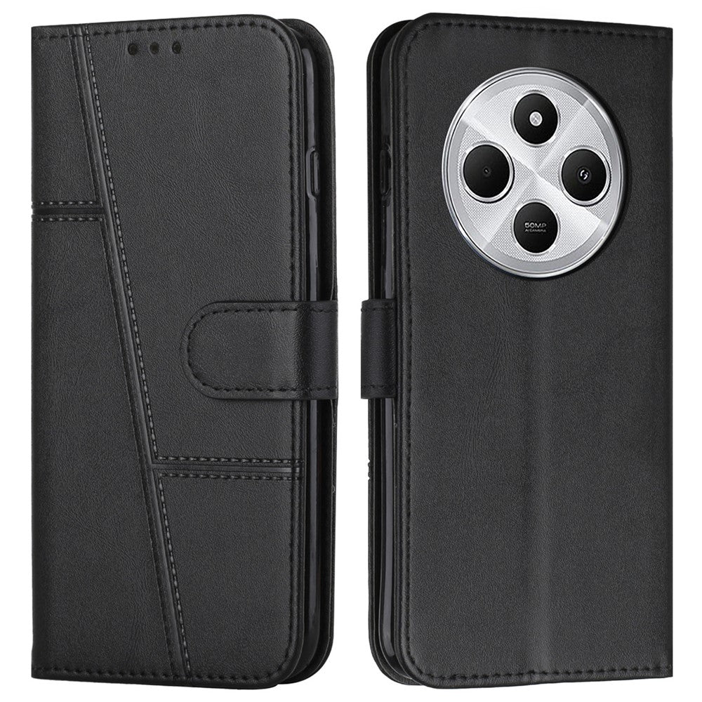 For Xiaomi Poco C75 4G / Redmi 14R 5G / 14C 4G Case Stand Flip Protective Leather Phone Cover