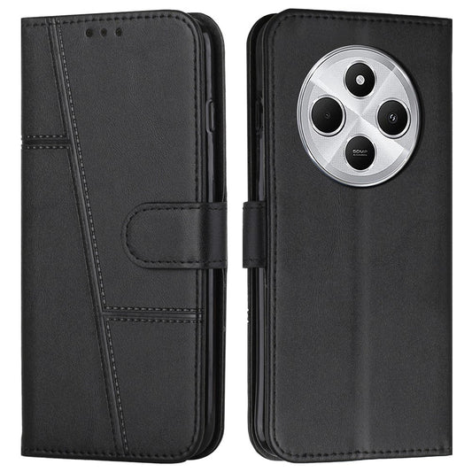 For Xiaomi Poco C75 4G / Redmi 14R 5G / 14C 4G Case Stand Flip Protective Leather Phone Cover