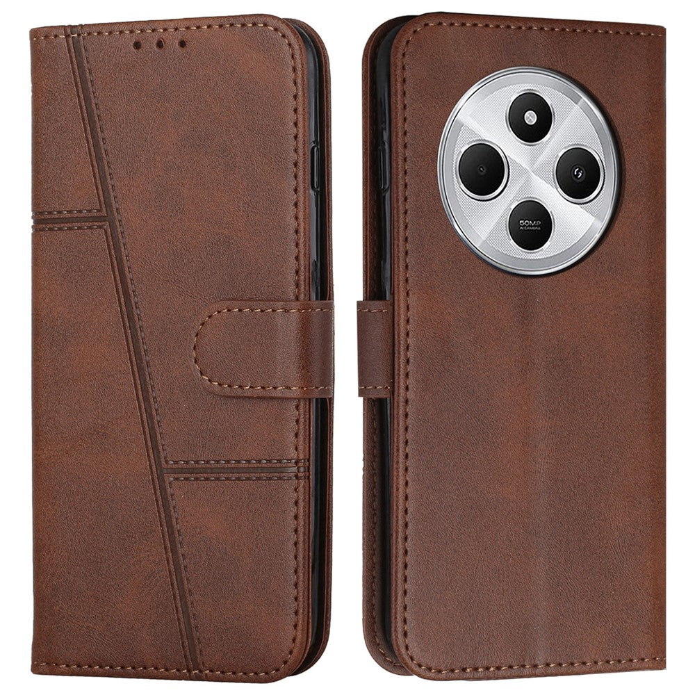 For Xiaomi Poco C75 4G / Redmi 14R 5G / 14C 4G Case Stand Flip Protective Leather Phone Cover