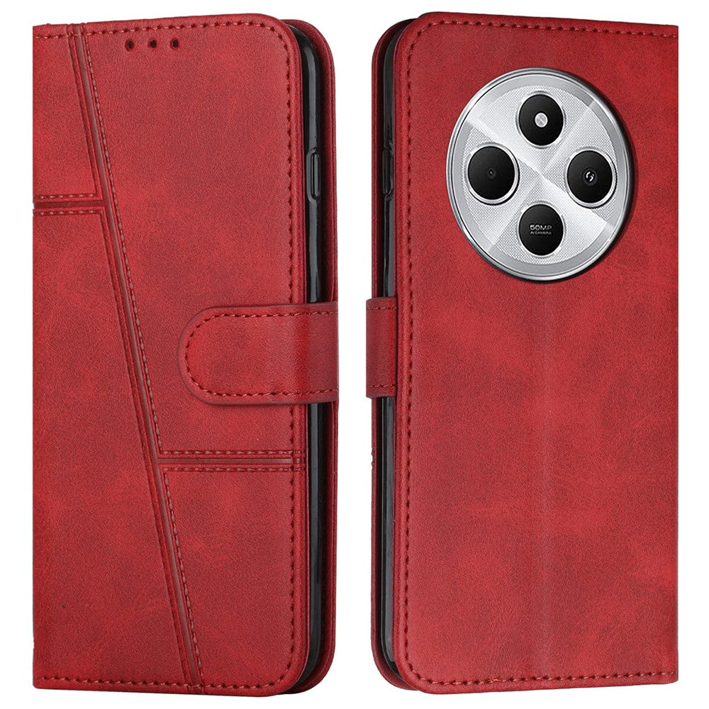 For Xiaomi Poco C75 4G / Redmi 14R 5G / 14C 4G Case Stand Flip Protective Leather Phone Cover