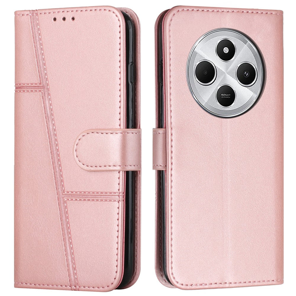 For Xiaomi Poco C75 4G / Redmi 14R 5G / 14C 4G Case Stand Flip Protective Leather Phone Cover