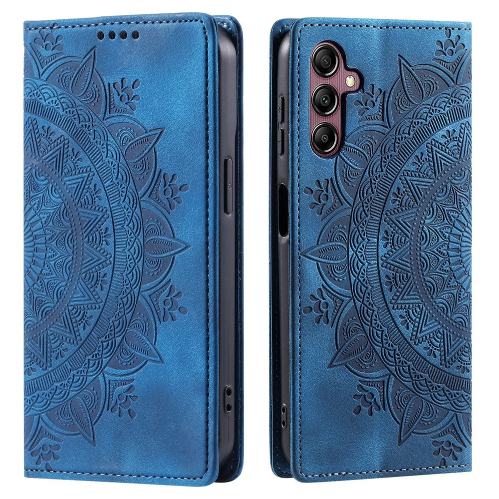 Galaxy S25 Wallet-Hülle – Mit Magnetverschluss & Muster aufgedruckt