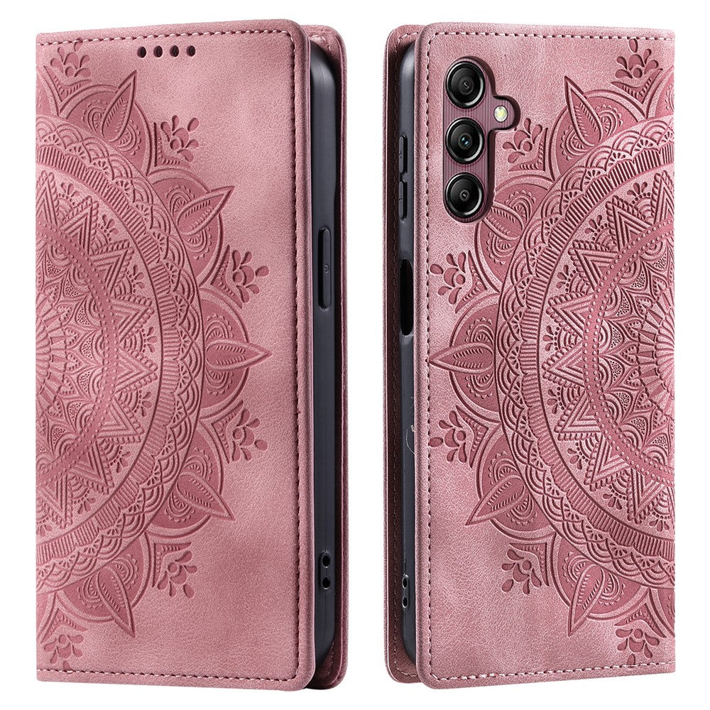 Galaxy S25 Wallet-Hülle – Mit Magnetverschluss & Muster aufgedruckt